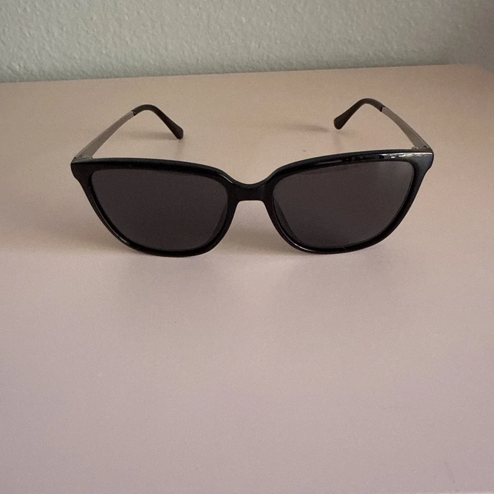 Cole Haan CH9001 Women's Polarized Square Sunglasses Black One Size